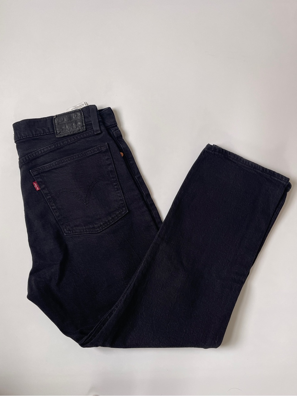 Levi's Black Wedgie Straight Jeans W29L26